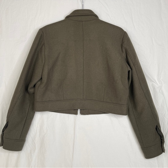 Anine Bing Dallas Jacket Army Green Size Small - Picture 5 of 10